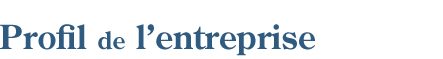 Profil de l'entreprise